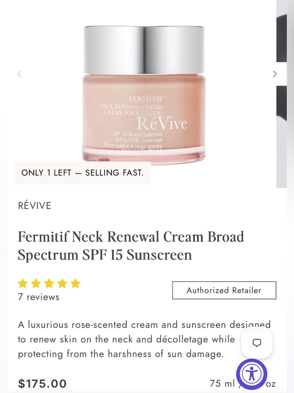 Fermitif Neck Renewal Cream SPF 15 – Pink
